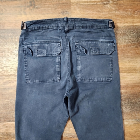 Vintage Abercrombie & Fitch Utility Pants Mens Size 28x30 Blue - Picture 6 of 8